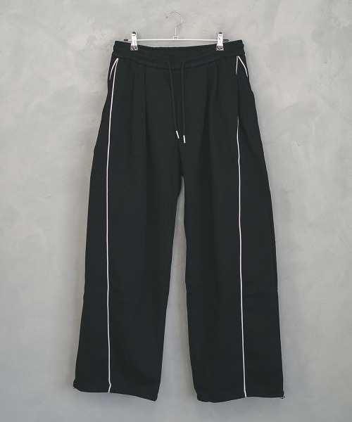 Shoowtime(ショウタイム)の「Side piping design wide sweat pants / サイドパイピングデザインワイドスウェットパンツ(スウェットパンツ・メンズ・ブラック/ヘザーグレー・X-LARGE/LARGE/MEDIUM)」の15枚目の写真
