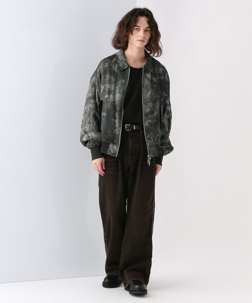 HARE カコウフライトジャケット　ブラック セール】カコウフライトジャケット(HARE)（ブルゾン）｜HARE