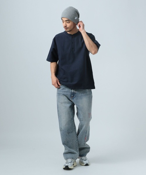 BAYFLOW（ベイフロー）の「[遊び心がかわいい]落書きプリントデニムパンツ（デニムパンツ・メンズ・アクア/クリアブルー・MEDIUM/LARGE）」の16枚目の写真