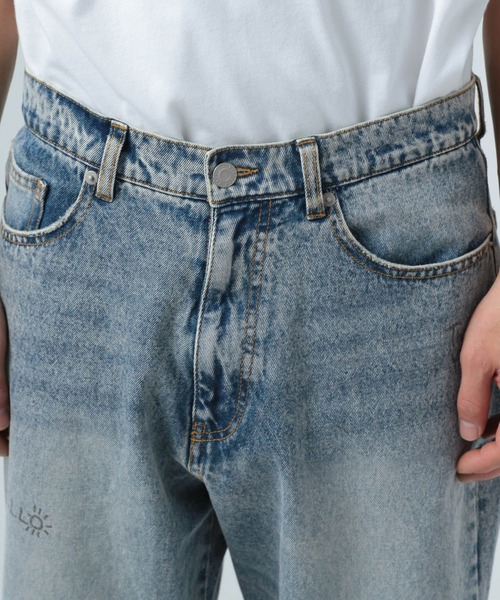 BAYFLOW（ベイフロー）の「[遊び心がかわいい]落書きプリントデニムパンツ（デニムパンツ・メンズ・アクア/クリアブルー・MEDIUM/LARGE）」の21枚目の写真