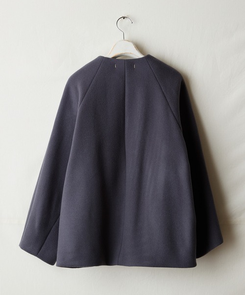 suzukitakayuki スズキタカユキ short coat short coat（ノーカラーコート）｜suzuki takayuki（スズキタカユキ