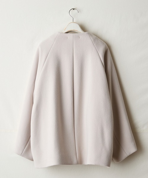 short coat（ノーカラーコート）｜suzuki takayuki（スズキタカユキ