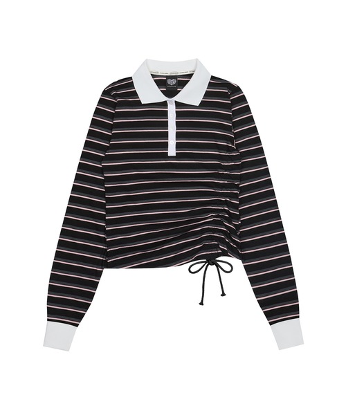 LUVISTRUE(ラヴイズトゥルー)の「IM STRING RUGBY TEE(Tシャツ/カットソー・レディース・ブラック/グレー/ネイビー・FREE)」の19枚目の写真