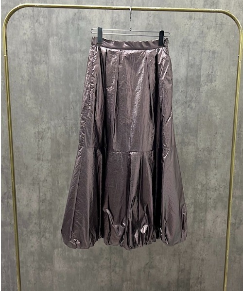Muel Chic(ミュエルシック)の「Alicia balloon skirt アリシアバルーンスカート(スカート・レディース・ミント/ブロンズ/ホワイト・FREE)」の4枚目の写真