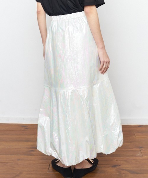 Muel Chic(ミュエルシック)の「Alicia balloon skirt アリシアバルーンスカート(スカート・レディース・ミント/ブロンズ/ホワイト・FREE)」の14枚目の写真