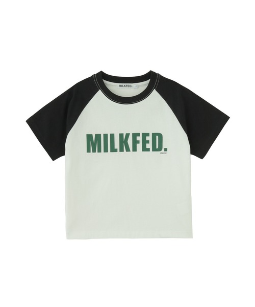 MILKFED.(ミルクフェド)の「MILKFED. COMPACT B/B TEE(Tシャツ/カットソー・レディース・ホワイト/ブラック/チャコール・M/S)」の2枚目の写真