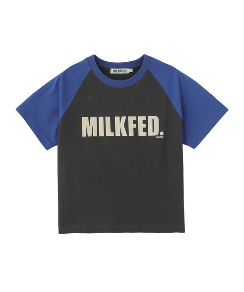 MILKFED.(ミルクフェド)の「MILKFED. COMPACT B/B TEE(Tシャツ/カットソー・レディース・ホワイト/ブラック/チャコール・M/S)」の1枚目の写真
