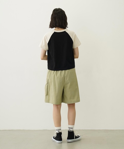 MILKFED.(ミルクフェド)の「MILKFED. COMPACT B/B TEE(Tシャツ/カットソー・レディース・ホワイト/ブラック/チャコール・M/S)」の11枚目の写真