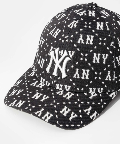 MLB Korea Diamond Monogram Structures Ball Cap キャップ 日本未発売】MLB KOREA Diamond Monogram Structures Ball Cap