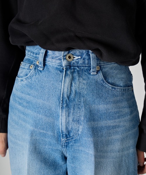 fireservice（ファイヤーサービス）の「【 Fire Service / ファイヤーサービス 】 BAGGY DENIM / バギーデニム（デニムパンツ・レディース・ライトブルー・23/24/25/26/27/28）」の2枚目の写真