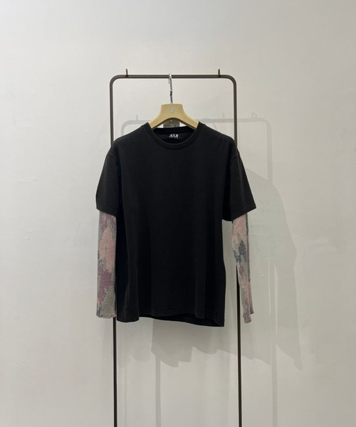 トップス FAF Camo Double Sleeve Tee Camo Double Sleeve Tee（Tシャツ/カットソー）｜FAF（フェイク