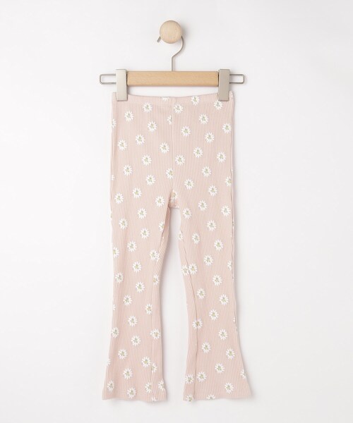 SHOO・LA・RUE(シューラルー)の「【100-120cm】フラワープリントフレアリブレギンス(その他パンツ・キッズ・ピンク系1/サックスブルー系・10/11/12)」の8枚目の写真