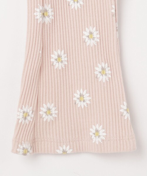 SHOO・LA・RUE(シューラルー)の「【100-120cm】フラワープリントフレアリブレギンス(その他パンツ・キッズ・ピンク系1/サックスブルー系・10/11/12)」の5枚目の写真