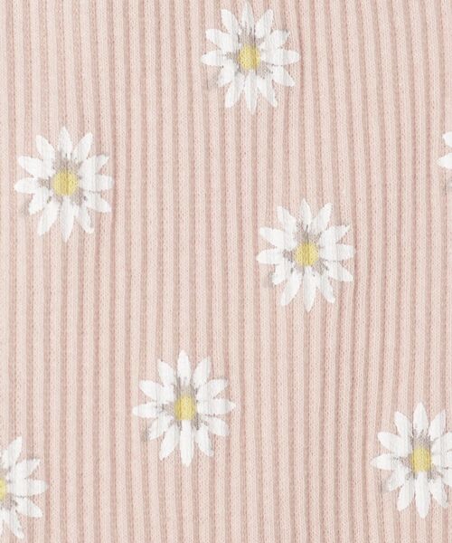 SHOO・LA・RUE(シューラルー)の「【100-120cm】フラワープリントフレアリブレギンス(その他パンツ・キッズ・ピンク系1/サックスブルー系・10/11/12)」の4枚目の写真