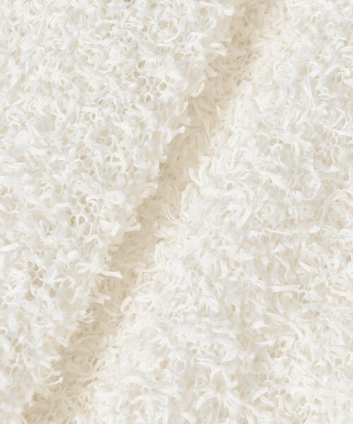 ANAYI（アナイ）の「GIMAフェザーVプルオーバー（ニット/セーター・レディース・ホワイト/ピンク/グリーン・38）」の15枚目の写真