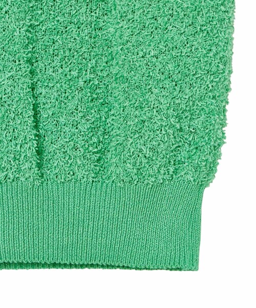 ANAYI（アナイ）の「GIMAフェザーVプルオーバー（ニット/セーター・レディース・ホワイト/ピンク/グリーン・38）」の22枚目の写真