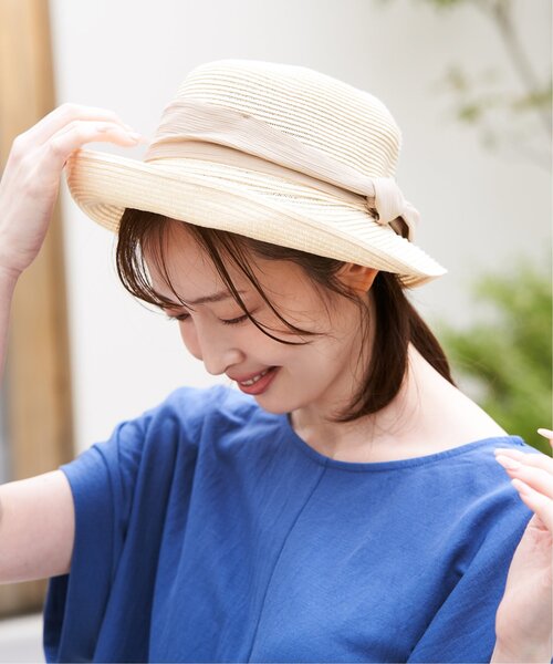 ikka(イッカ)の「雑材ソフトブリムアップハット(ハット・レディース・オフホワイト/グレー/ブラック/キャメル・FREE)」の16枚目の写真