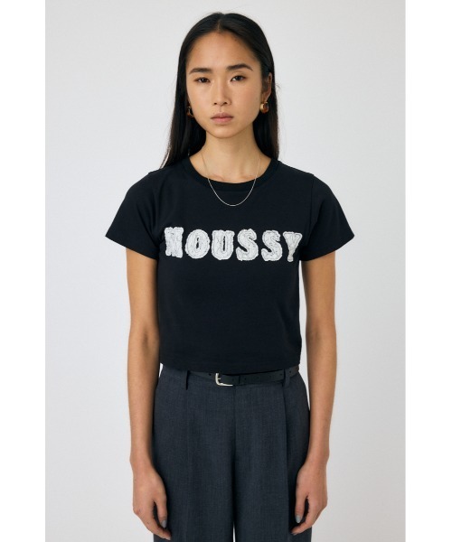 カットソー　マウジー MOUSSY | RHINESTONE SHEER Tシャツ (Tシャツ・カットソー(半袖