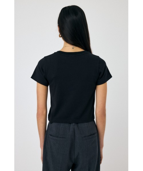 THE BLACK PATCH×moussy ミニティ ライトグレー ZOZO限定カラー】PATCH LACE MOUSSY TINY Tシャツ
