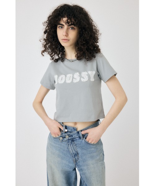 セール】【ライトグレー ZOZO限定カラー】PATCH LACE MOUSSY