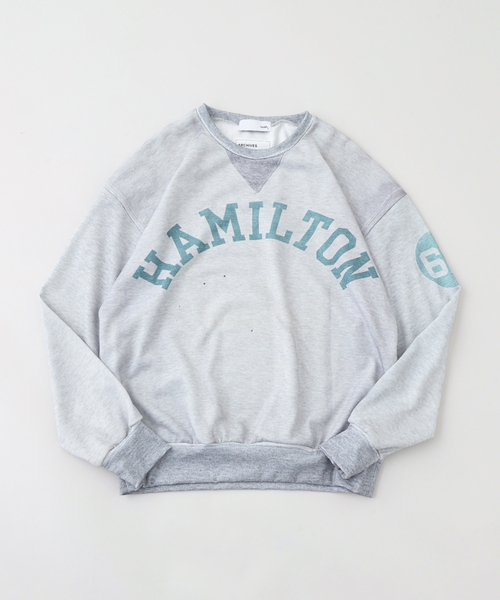 セール】【TOLQ/トルク】 Trompe loeil Sweatshirts HAMILTON 25-1208