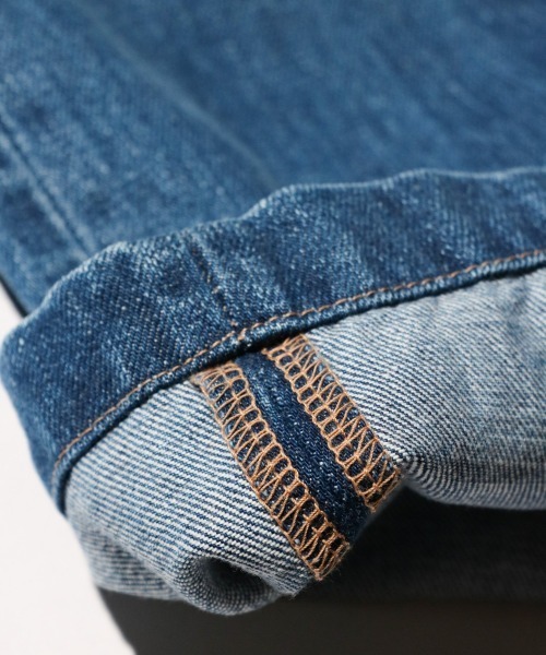 superNova.(スーパーノヴァ)の「superNova. / スーパーノヴァ BAGGY JEANS -Old vintage wash- バギージーンズ オールドヴィンテージウォッシュ(デニムパンツ・メンズ・ブラック/インディゴブルー・MEDIUM/SMALL)」の10枚目の写真