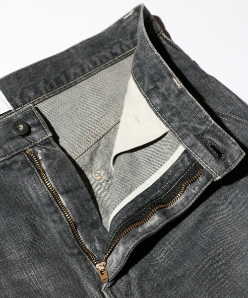 superNova.(スーパーノヴァ)の「superNova. / スーパーノヴァ BAGGY JEANS -Old vintage wash- バギージーンズ オールドヴィンテージウォッシュ(デニムパンツ・メンズ・ブラック/インディゴブルー・MEDIUM/SMALL)」の16枚目の写真