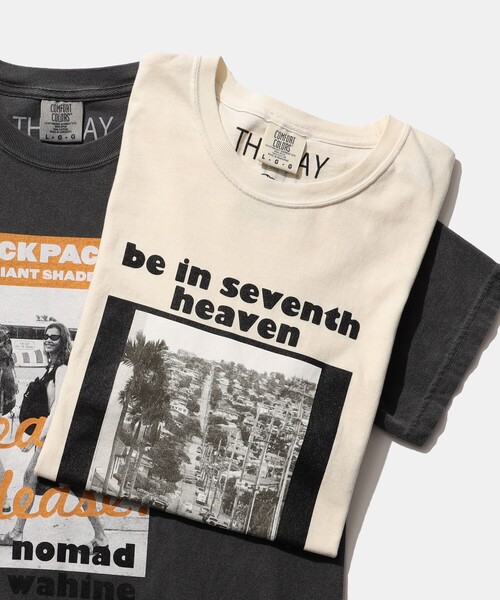 THE DAY（ザデイ）の「【別注】THE DAY / Garment Dye T-Shirt（Tシャツ/カットソー・メンズ・ブラック系その他/アイボリー・L/M/S）」の3枚目の写真