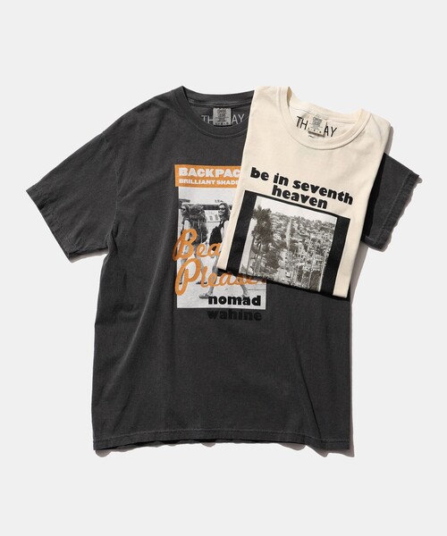 THE DAY（ザデイ）の「【別注】THE DAY / Garment Dye T-Shirt（Tシャツ/カットソー・メンズ・ブラック系その他/アイボリー・L/M/S）」の4枚目の写真