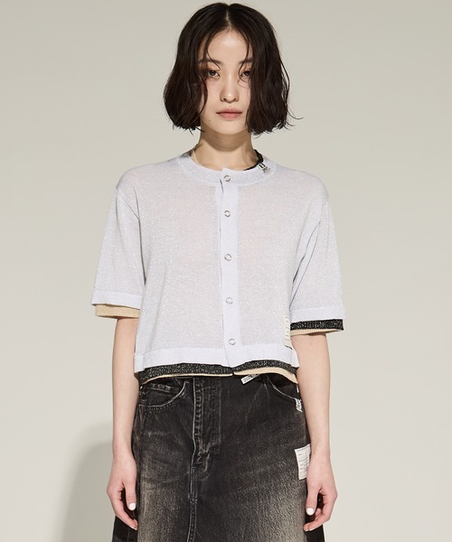 ミハラヤスヒロのカーディガン Maison MIHARA YASUHIRO（メゾンミハラヤスヒロ）の「Cat Intarsia