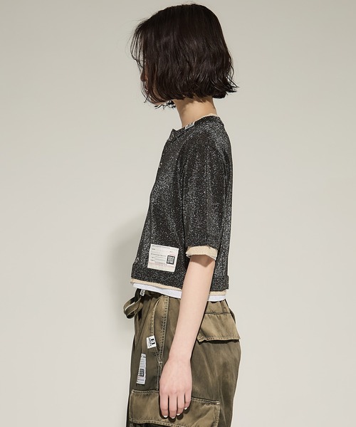 Maison MIHARA YASUHIRO ミハラヤスヒロ カーディガン MIHARA YASUHIRO/ミハラヤスヒロ】SUNFADED KNIT CARDIGAN/ニット