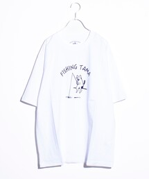 【POCHITAMA LAND/ポチタマランド】Fishing Tama フィッシングタマ Tシャツ