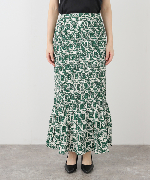 【IENA LA BOUCLE】モールドット ジャガードタックスカート IENA LA BOUCLE（イエナラブークル）の「IENA LA BOUCLE ドット