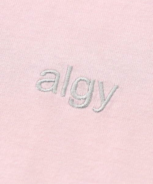 algy(アルジー)の「ハートロゴビッグ半袖T(Tシャツ/カットソー・キッズ・ピンク/サックスブルー/オフホワイト/グレー・SMALL/MEDIUM/X-SMALL/XX-SMALL)」の5枚目の写真