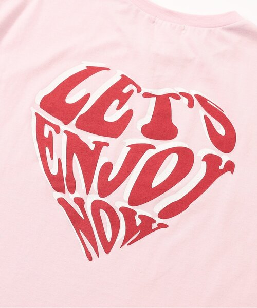 algy(アルジー)の「ハートロゴビッグ半袖T(Tシャツ/カットソー・キッズ・ピンク/サックスブルー/オフホワイト/グレー・SMALL/MEDIUM/X-SMALL/XX-SMALL)」の6枚目の写真