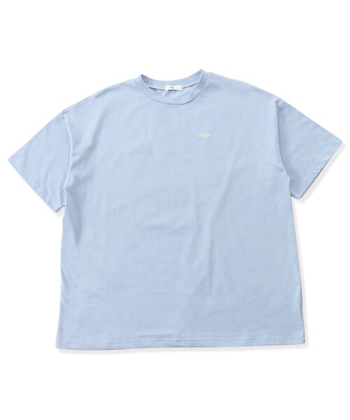 algy(アルジー)の「ハートロゴビッグ半袖T(Tシャツ/カットソー・キッズ・ピンク/サックスブルー/オフホワイト/グレー・SMALL/MEDIUM/X-SMALL/XX-SMALL)」の12枚目の写真