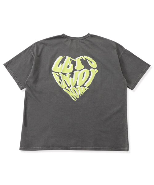 algy(アルジー)の「ハートロゴビッグ半袖T(Tシャツ/カットソー・キッズ・ピンク/サックスブルー/オフホワイト/グレー・SMALL/MEDIUM/X-SMALL/XX-SMALL)」の13枚目の写真