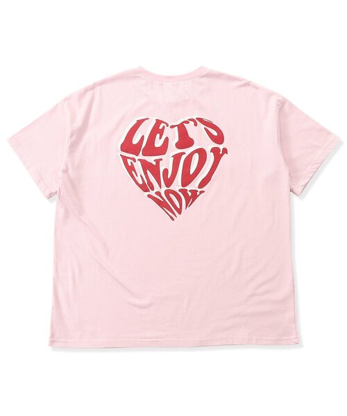 セール】ハートロゴビッグ半袖T（Tシャツ/カットソー）｜algy