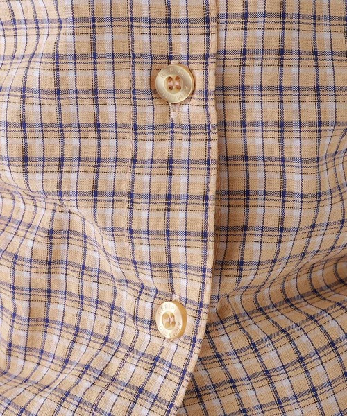 repipi armario（レピピ アルマリオ）の「シャーリングフードシャツ（シャツ/ブラウス・キッズ・サックスブルー/イエロー/オレンジ・SMALL/MEDIUM/LARGE）」の22枚目の写真