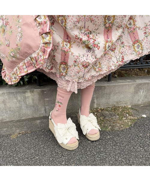 PINK HOUSE(ピンクハウス)の「リボンモチーフサンダル(サンダル・レディース・ブラック/ホワイト/インディゴブルー・SMALL/MEDIUM/LARGE)」の12枚目の写真