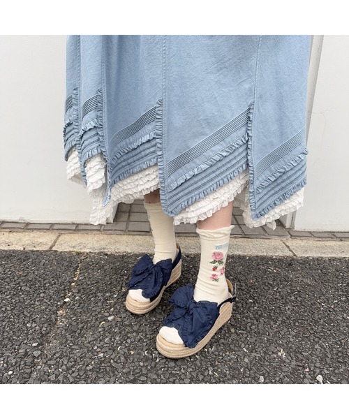 PINK HOUSE(ピンクハウス)の「リボンモチーフサンダル(サンダル・レディース・ブラック/ホワイト/インディゴブルー・SMALL/MEDIUM/LARGE)」の20枚目の写真