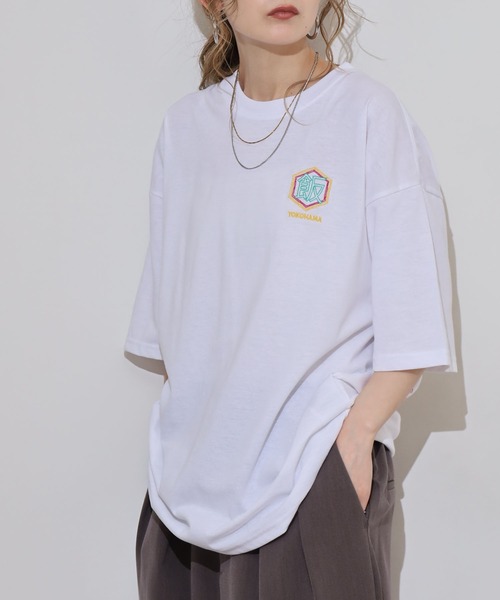 FUNALIVE(ファンアライブ)の「中華飯店ヴィンテージ風Tシャツ(Tシャツ/カットソー・メンズ・ライトブラック/ミント/オフホワイト/ブラック/ホワイト/スミクロ・LL/M/L)」の7枚目の写真