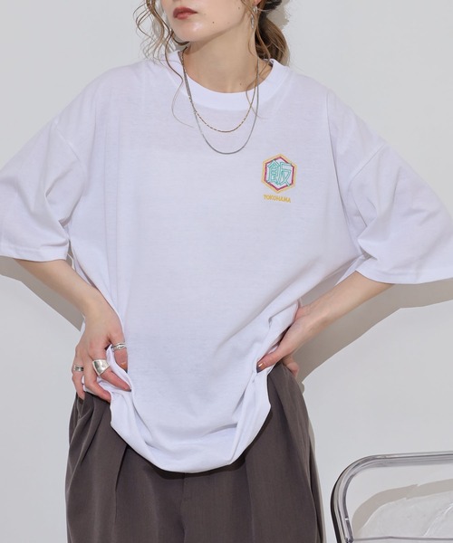 FUNALIVE(ファンアライブ)の「中華飯店ヴィンテージ風Tシャツ(Tシャツ/カットソー・メンズ・ライトブラック/ミント/オフホワイト/ブラック/ホワイト/スミクロ・LL/M/L)」の8枚目の写真