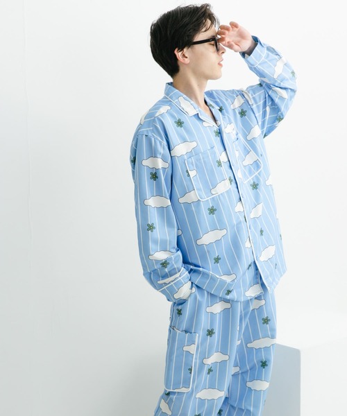 SENSE OF PLACE by URBAN RESEARCH(センスオブプレイスバイアーバンリサーチ)の「『別注』OATSIDE×SENSE OF PLACE オープンカラーシャツ(シャツ/ブラウス・メンズ・グレー/ブルー/ブラック・MEDIUM/LARGE)」の7枚目の写真