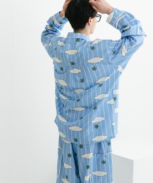 SENSE OF PLACE by URBAN RESEARCH(センスオブプレイスバイアーバンリサーチ)の「『別注』OATSIDE×SENSE OF PLACE オープンカラーシャツ(シャツ/ブラウス・メンズ・グレー/ブルー/ブラック・MEDIUM/LARGE)」の8枚目の写真
