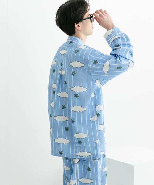 SENSE OF PLACE by URBAN RESEARCH(センスオブプレイスバイアーバンリサーチ)の「『別注』OATSIDE×SENSE OF PLACE オープンカラーシャツ(シャツ/ブラウス・メンズ・グレー/ブルー/ブラック・MEDIUM/LARGE)」の9枚目の写真