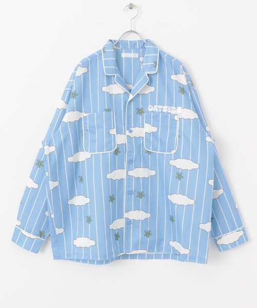 SENSE OF PLACE by URBAN RESEARCH(センスオブプレイスバイアーバンリサーチ)の「『別注』OATSIDE×SENSE OF PLACE オープンカラーシャツ(シャツ/ブラウス・メンズ・グレー/ブルー/ブラック・MEDIUM/LARGE)」の12枚目の写真