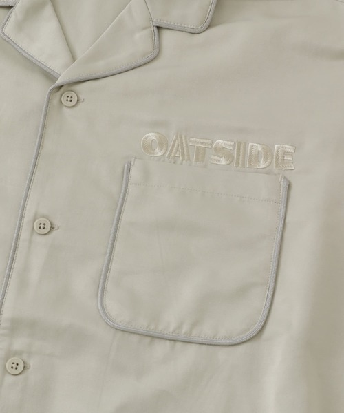 SENSE OF PLACE by URBAN RESEARCH(センスオブプレイスバイアーバンリサーチ)の「『別注』OATSIDE×SENSE OF PLACE オープンカラーシャツ(シャツ/ブラウス・メンズ・グレー/ブルー/ブラック・MEDIUM/LARGE)」の17枚目の写真