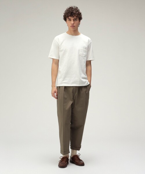 REMI RELIEF(レミレリーフ)の「【別注】REMI RELIEF / Pocket T-shirt(Tシャツ/カットソー・メンズ・ブラック/オリーブ/ホワイト/ピンク/ネイビー・SMALL/MEDIUM/LARGE/X-LARGE)」の10枚目の写真