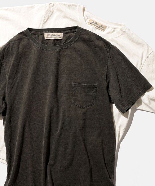 REMI RELIEF(レミレリーフ)の「【別注】REMI RELIEF / Pocket T-shirt(Tシャツ/カットソー・メンズ・ブラック/オリーブ/ホワイト/ピンク/ネイビー・SMALL/MEDIUM/LARGE/X-LARGE)」の3枚目の写真